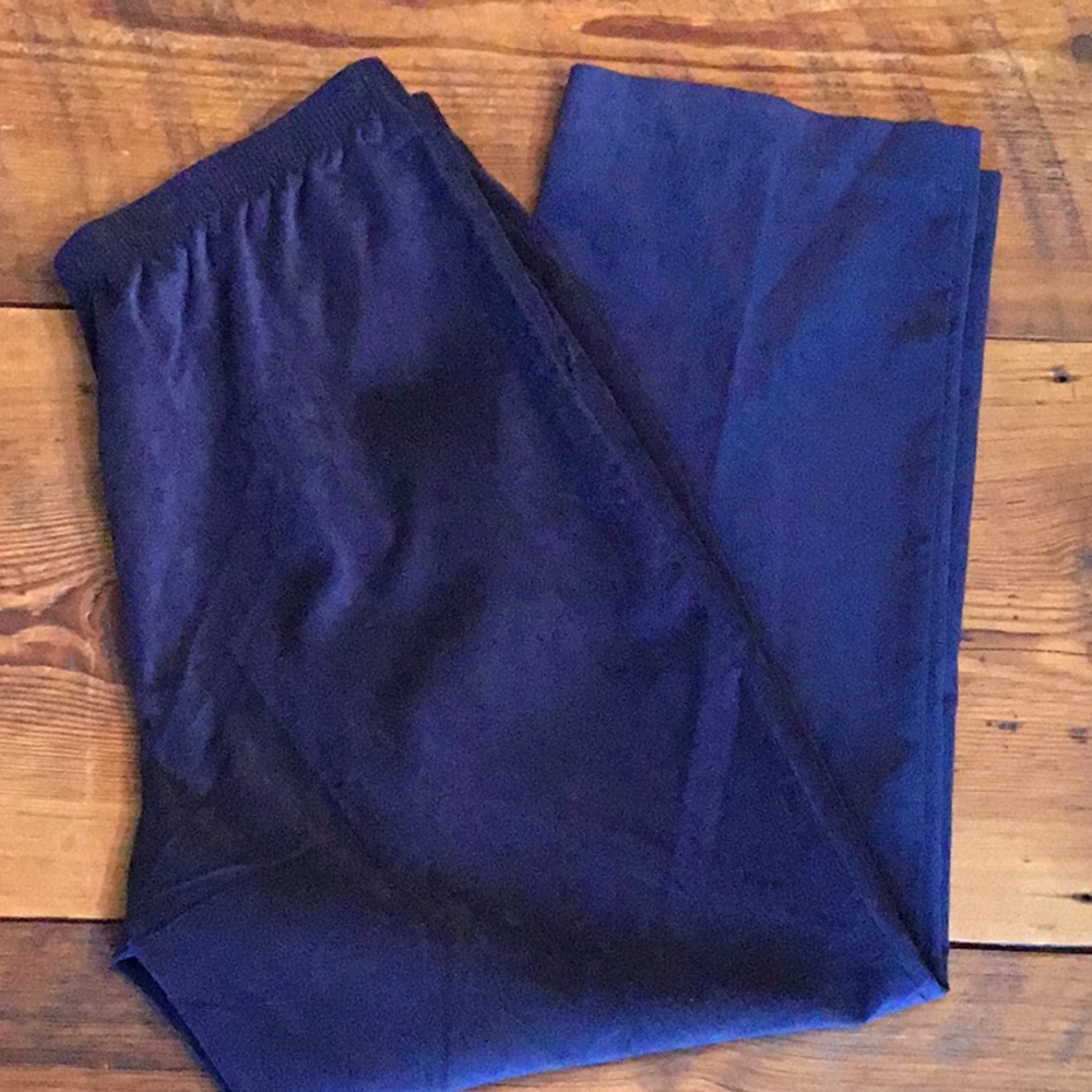NWOT Alfred Dunner Navy Cord Pants 14